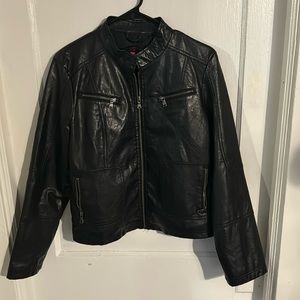 Large Women’s Faux Leather Jacket